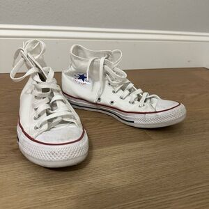 Converse Kids High-Top Sneakers - White